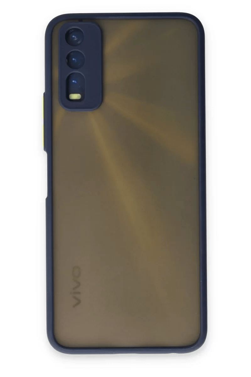 Vivo Y11S Kılıf Montreal Silikon Kapak - Lacivert