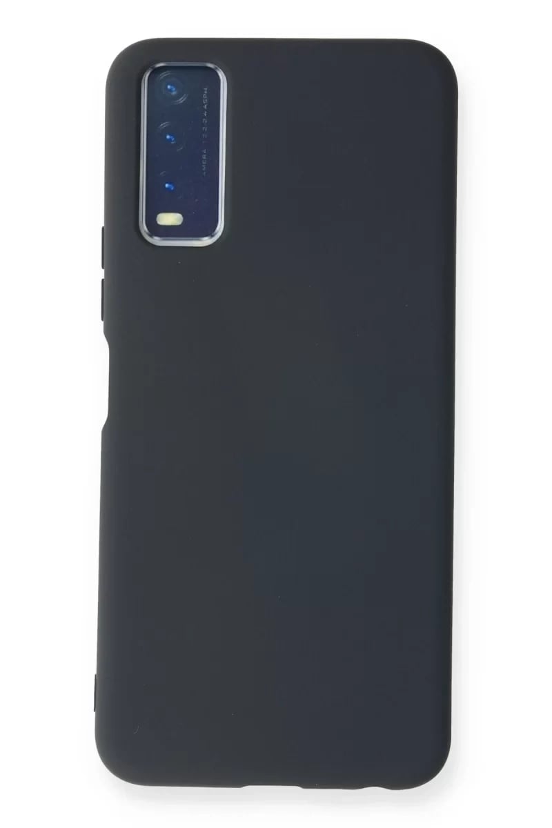 Vivo Y11S Kılıf Nano içi Kadife Silikon - Lacivert