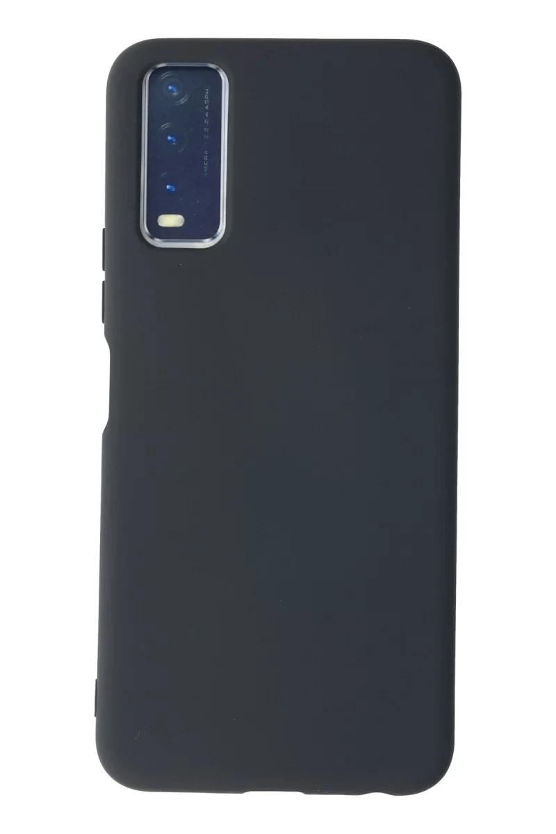Vivo Y11S Kılıf Nano içi Kadife Silikon - Gri