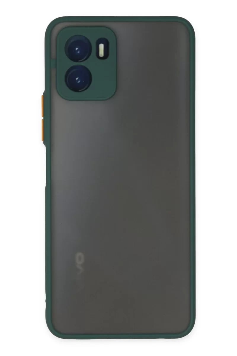 Vivo Y15S Kılıf Montreal Silikon Kapak - Yeşil