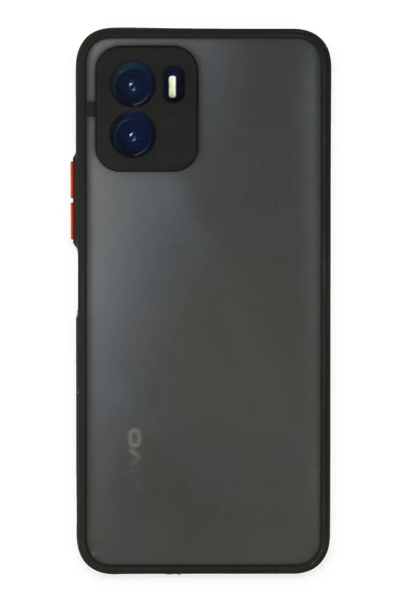 Vivo Y15S Kılıf Montreal Silikon Kapak - Siyah