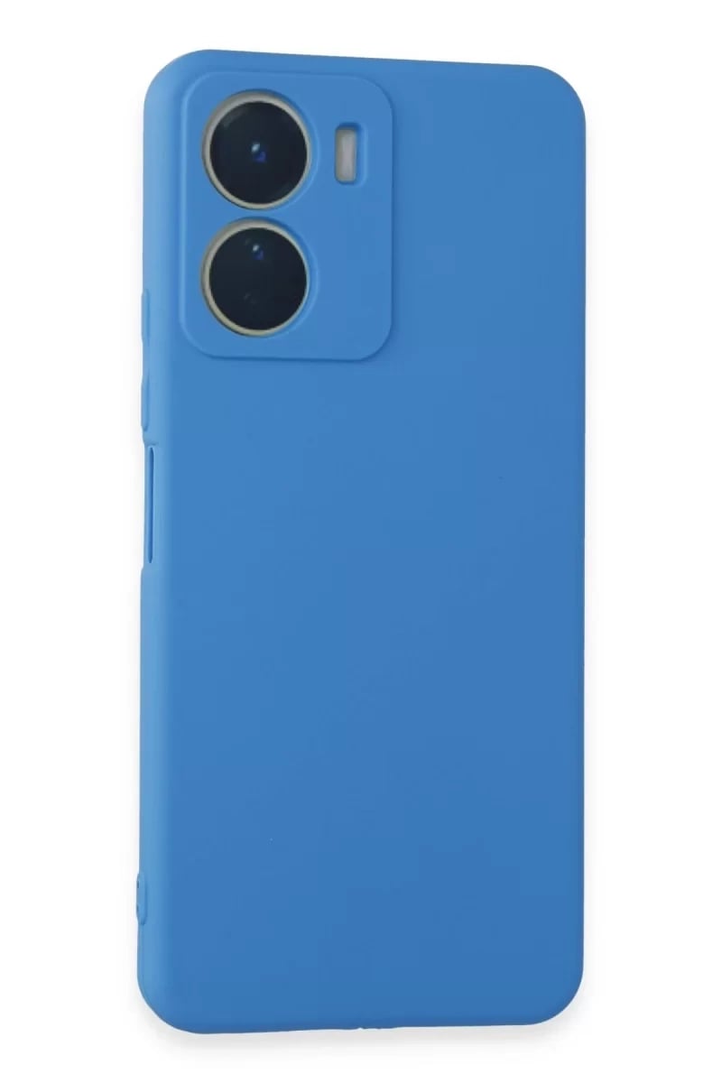Vivo Y16 Kılıf First Silikon - Mavi