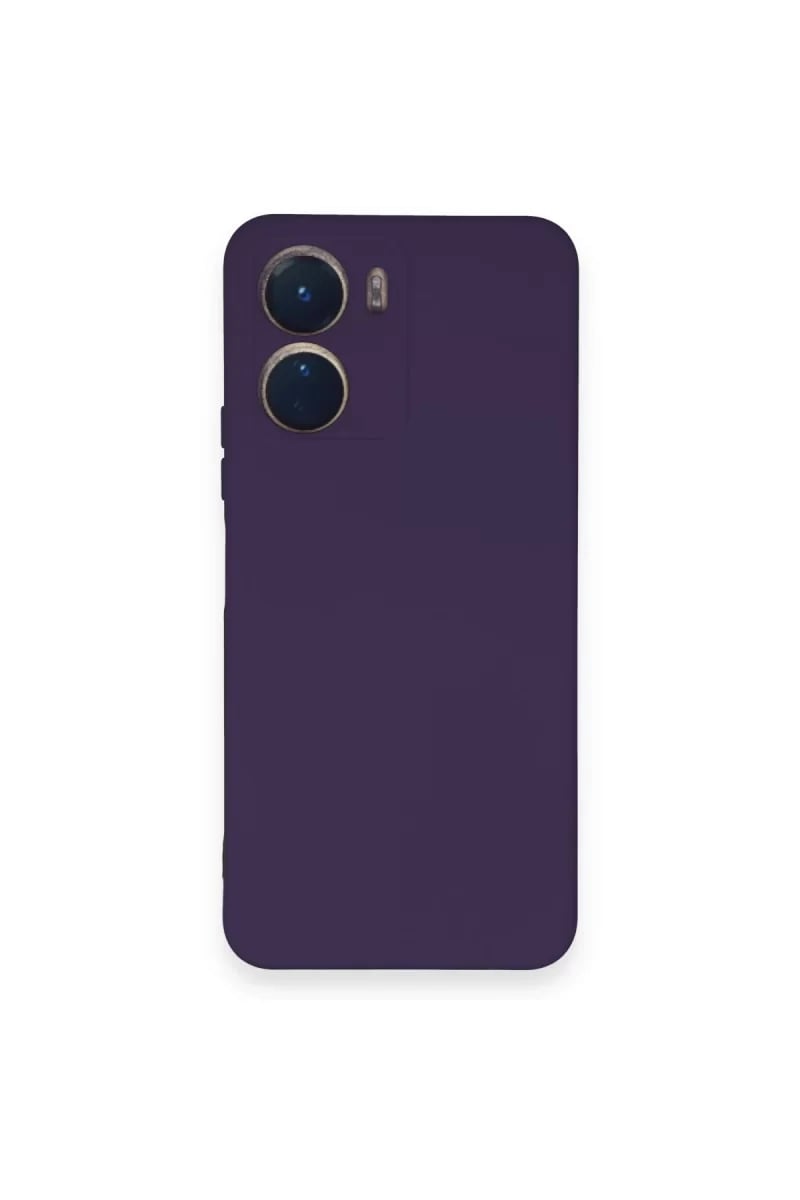 Vivo Y16 Kılıf Nano içi Kadife Silikon - Mor