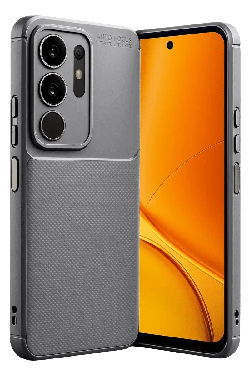 Vivo Y29 4G Auto Focus Karbon Kapak - Gri