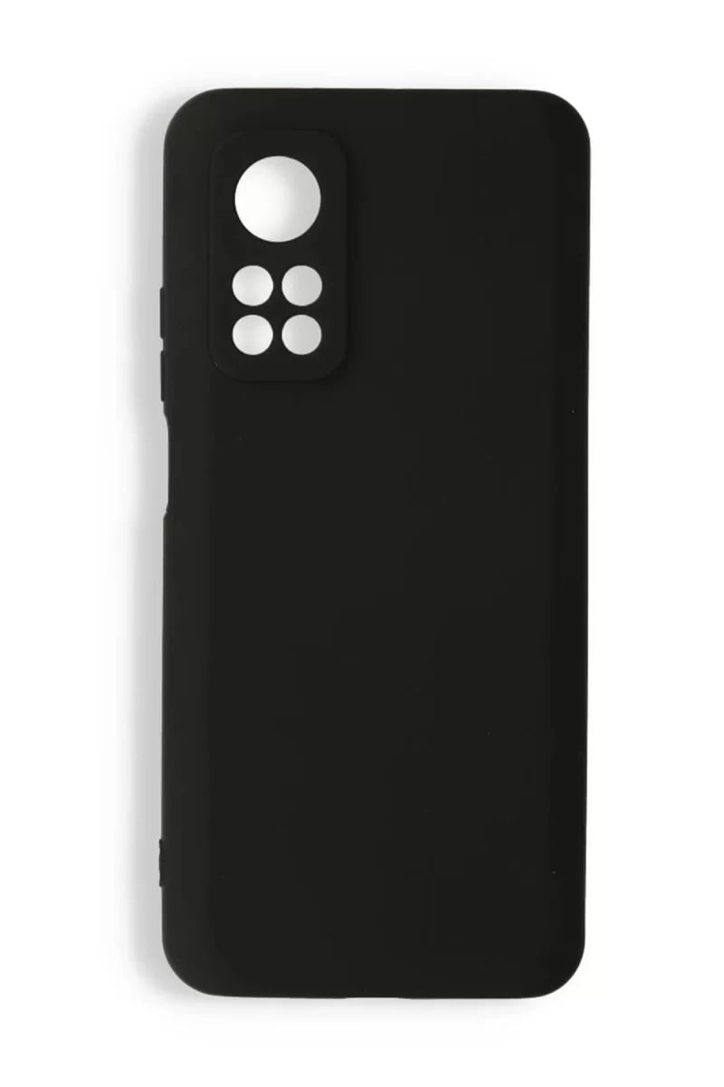 Xiaomi Mi 10T Kılıf Nano içi Kadife Silikon - Siyah