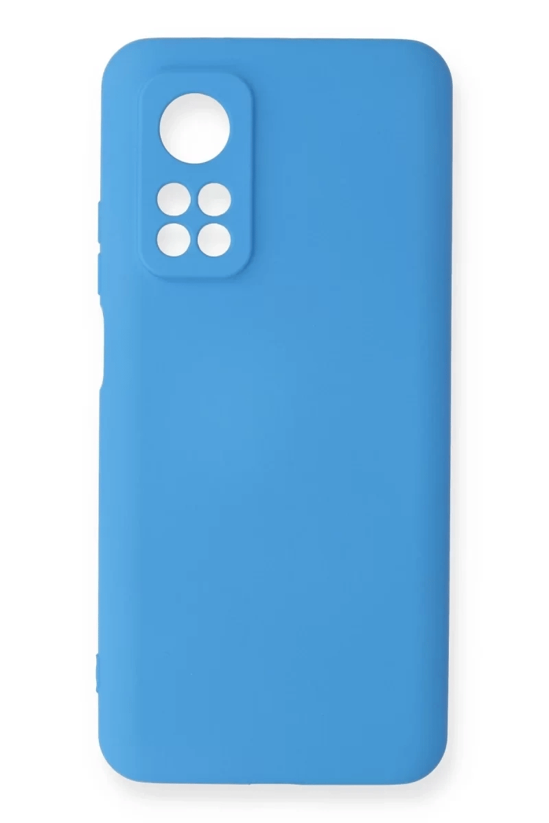 Xiaomi Mi 10T Kılıf Nano içi Kadife Silikon - Mavi