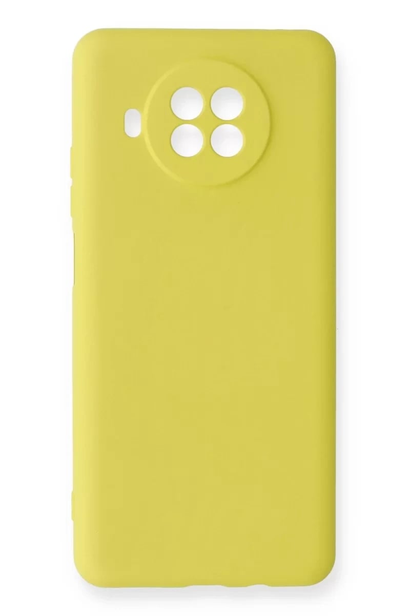 Xiaomi Mi 10T Lite Kılıf Nano içi Kadife Silikon - Sarı