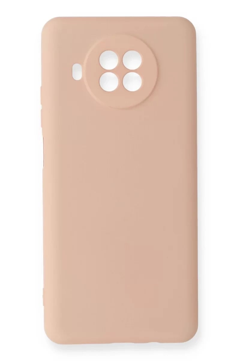 Xiaomi Mi 10T Lite Kılıf Nano içi Kadife Silikon - Pudra