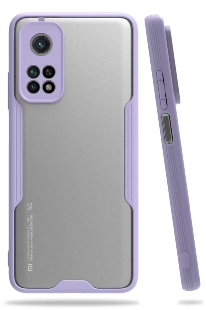 Xiaomi Mi 10T Pro Kılıf Platin Silikon - Lila