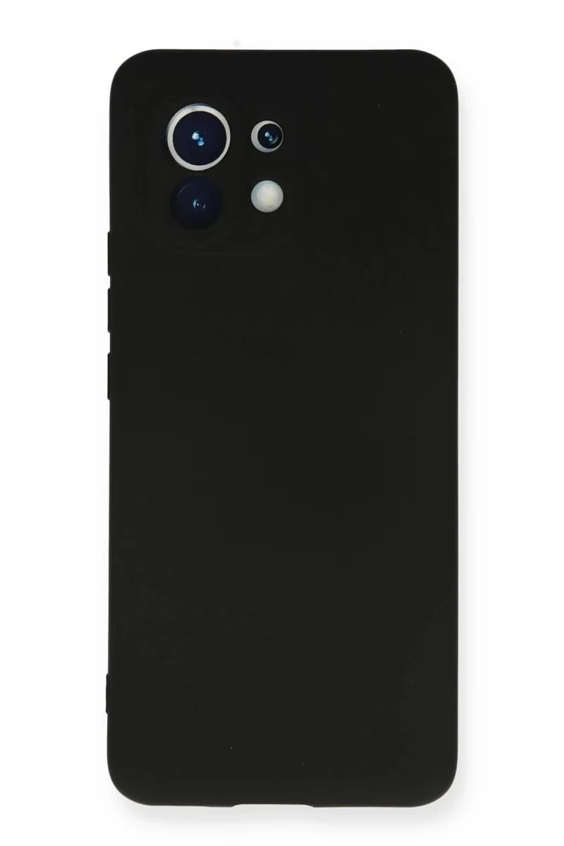 Xiaomi Mi 11 Kılıf Nano içi Kadife Silikon - Siyah
