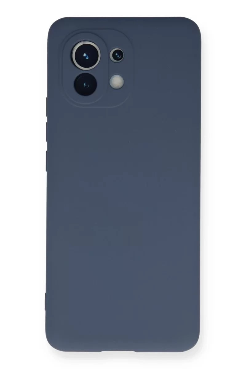 Xiaomi Mi 11 Kılıf Nano içi Kadife Silikon - Gri