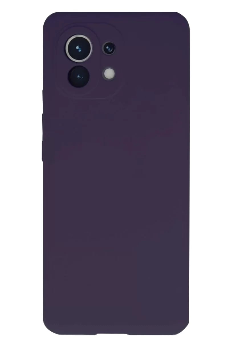 Xiaomi Mi 11 Kılıf Nano içi Kadife Silikon - Mor