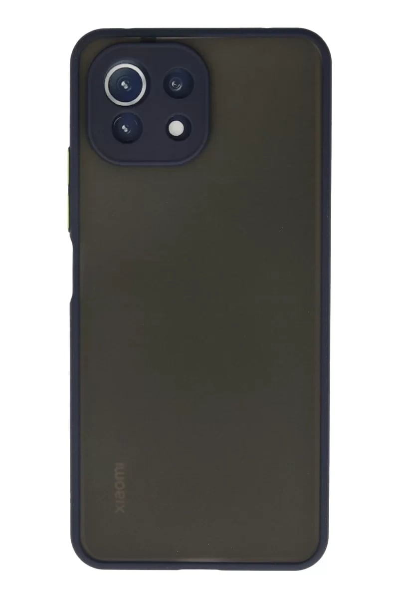 Xiaomi Mİ 11 Lite Kılıf Montreal Silikon Kapak - Lacivert