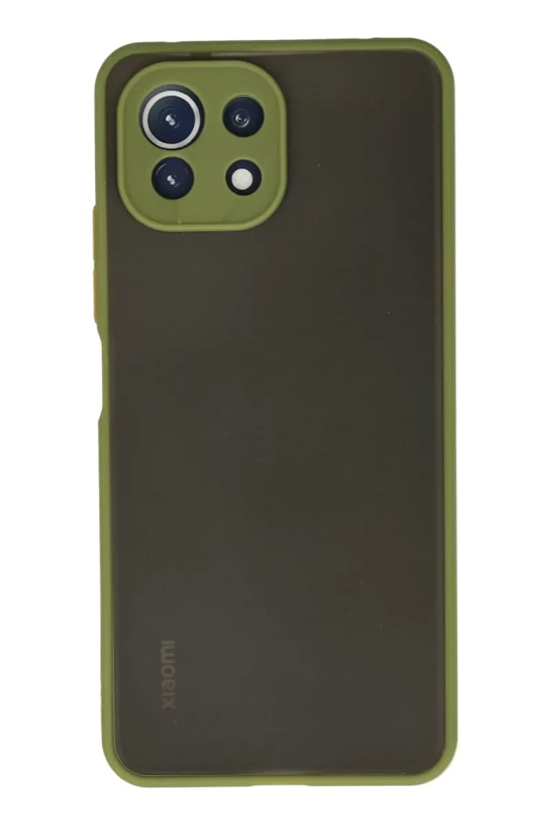 Xiaomi Mİ 11 Lite Kılıf Montreal Silikon Kapak - Açık Yeşil
