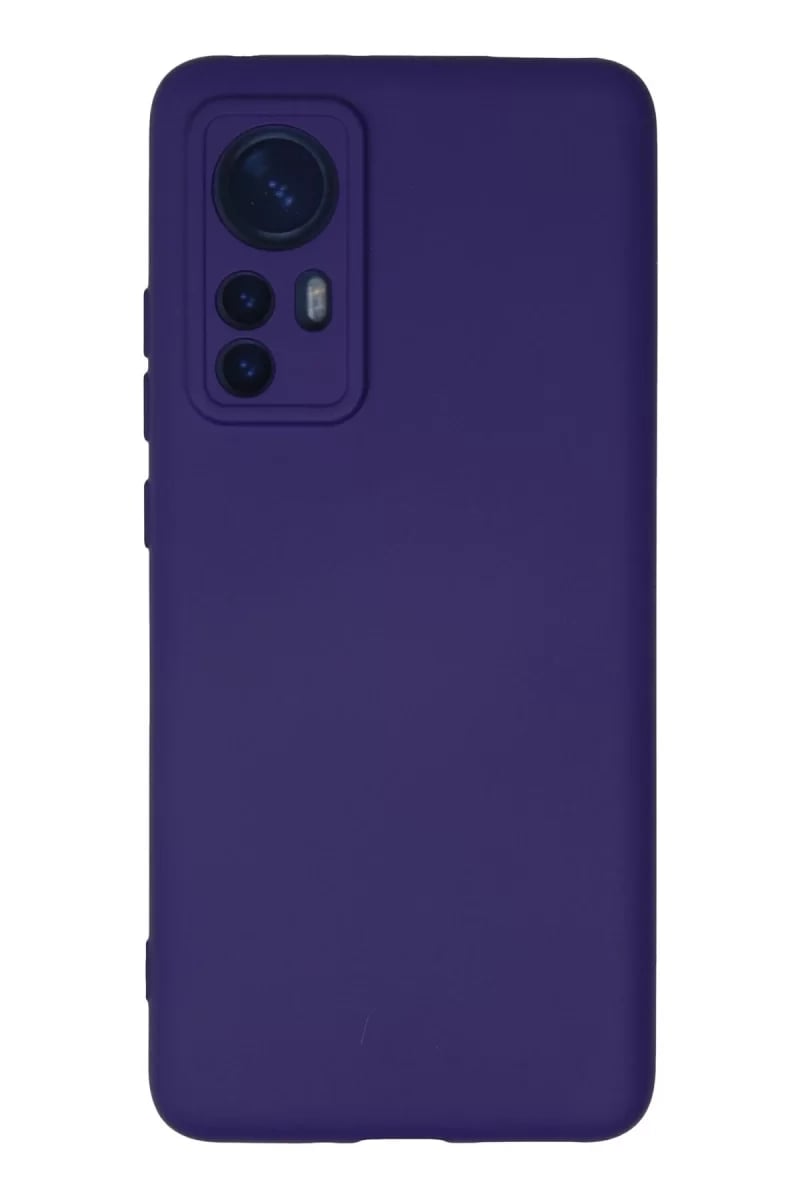 Xiaomi Mi 12 Kılıf Nano içi Kadife Silikon - Mor