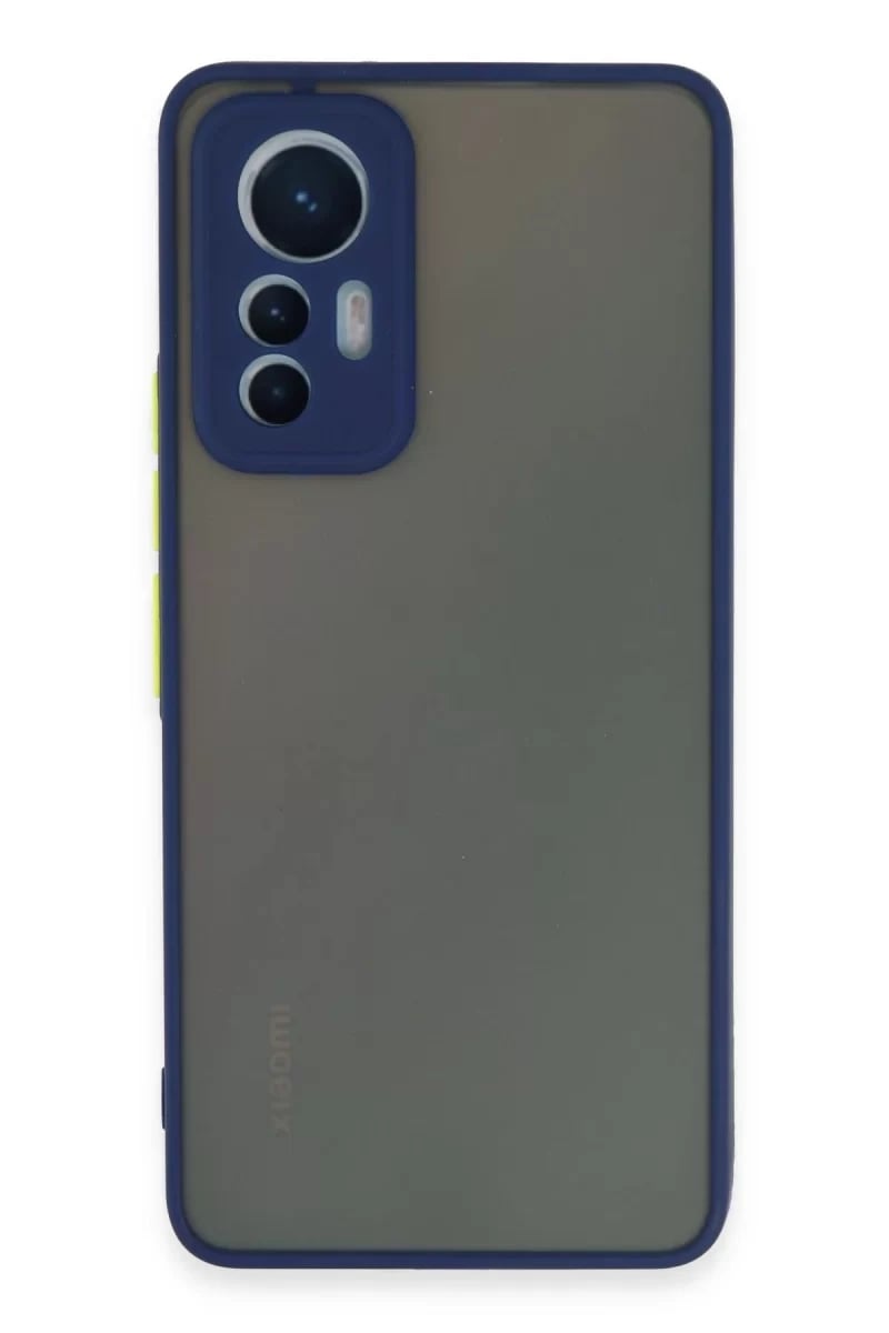Xiaomi Mi 12 Lite Kılıf Montreal Silikon Kapak - Lacivert