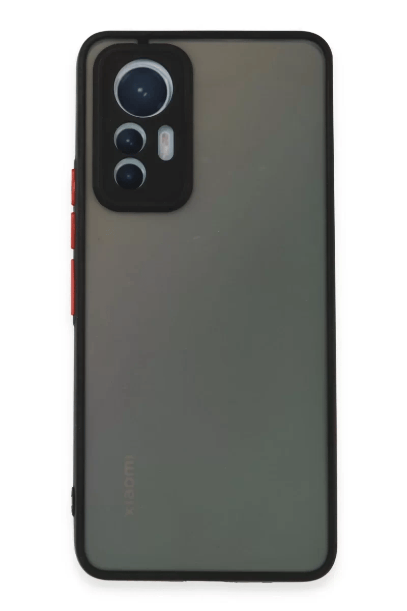 Xiaomi Mi 12 Lite Kılıf Montreal Silikon Kapak - Siyah