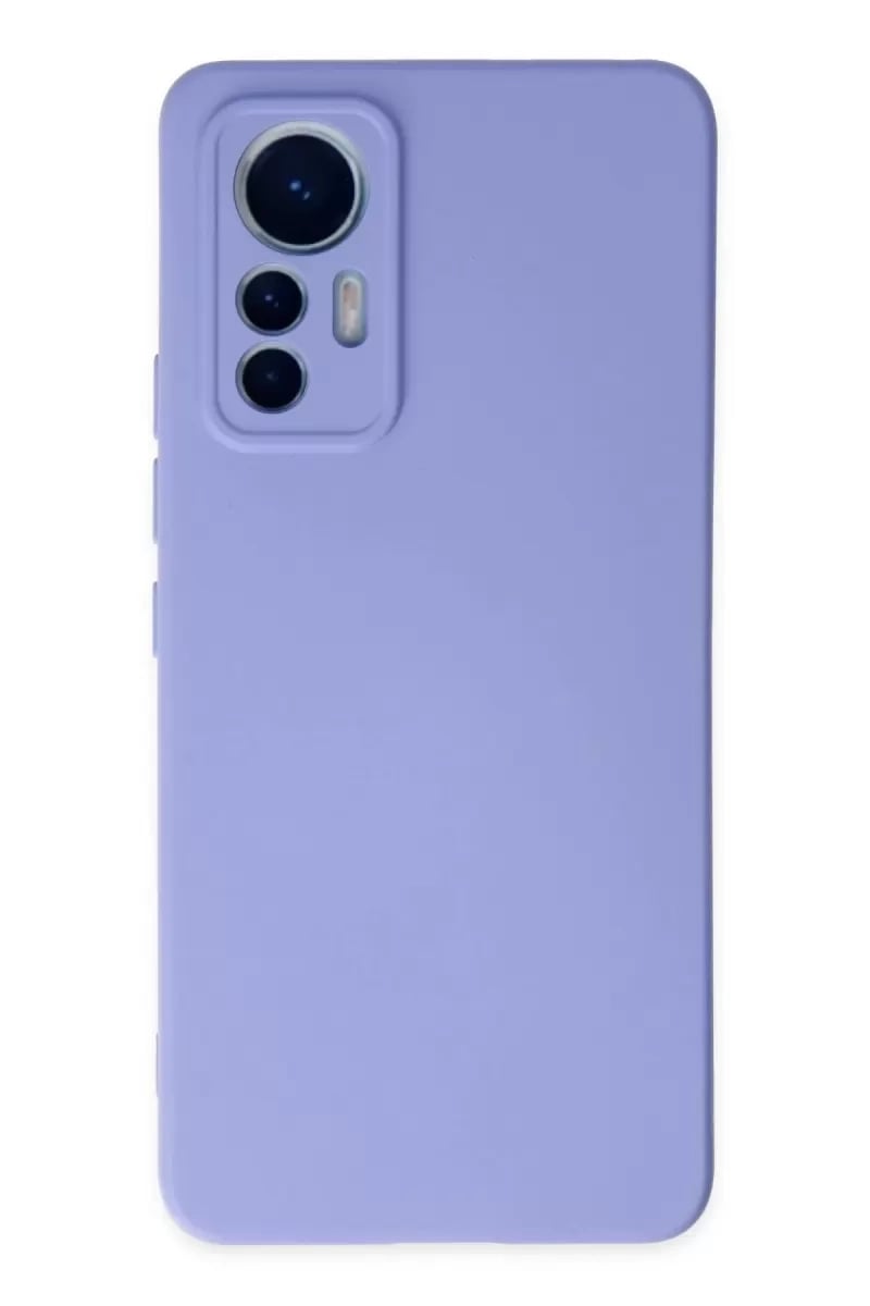 Xiaomi Mi 12 Lite Kılıf Nano içi Kadife Silikon - Lila