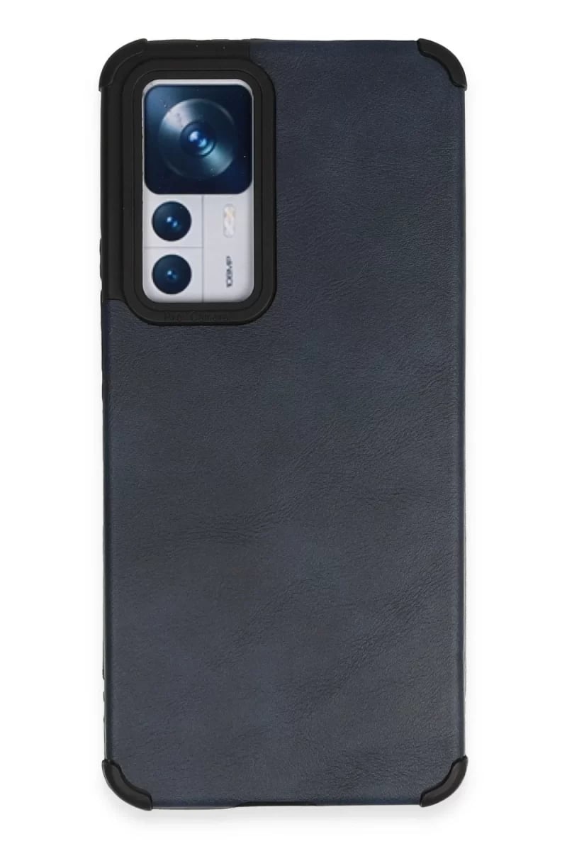 Xiaomi Mi 12T Kılıf Loop Deri Silikon - Lacivert