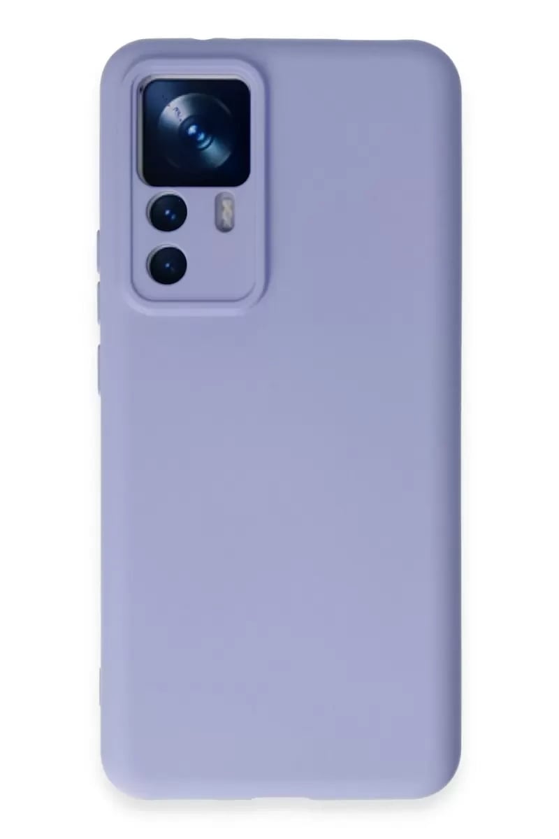 Xiaomi Mi 12T Pro Kılıf Nano içi Kadife Silikon - Lila