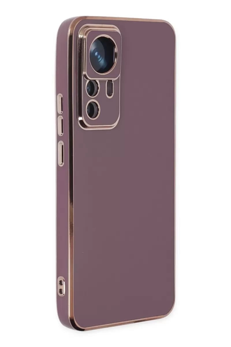 Xiaomi Mi 12T Pro Kılıf Volet Silikon - Mor