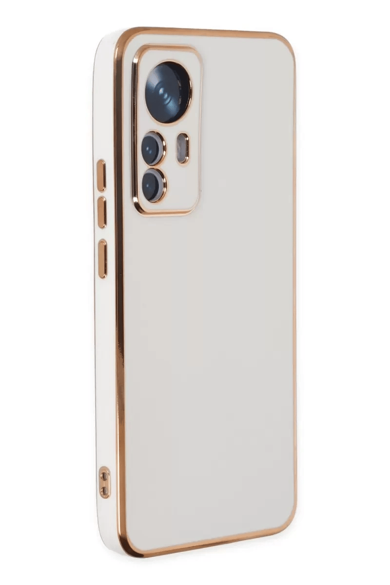 Xiaomi Mi 12T Pro Kılıf Volet Silikon - Beyaz
