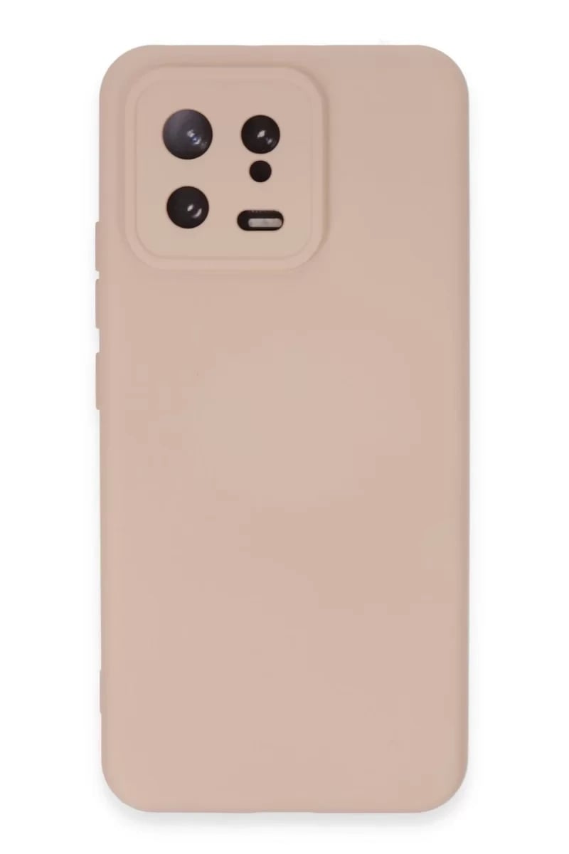 Xiaomi Mi 13 Kılıf Nano içi Kadife Silikon - Pudra