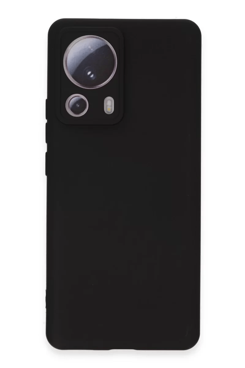 Xiaomi Mi 13 Lite Kılıf Nano içi Kadife Silikon - Siyah