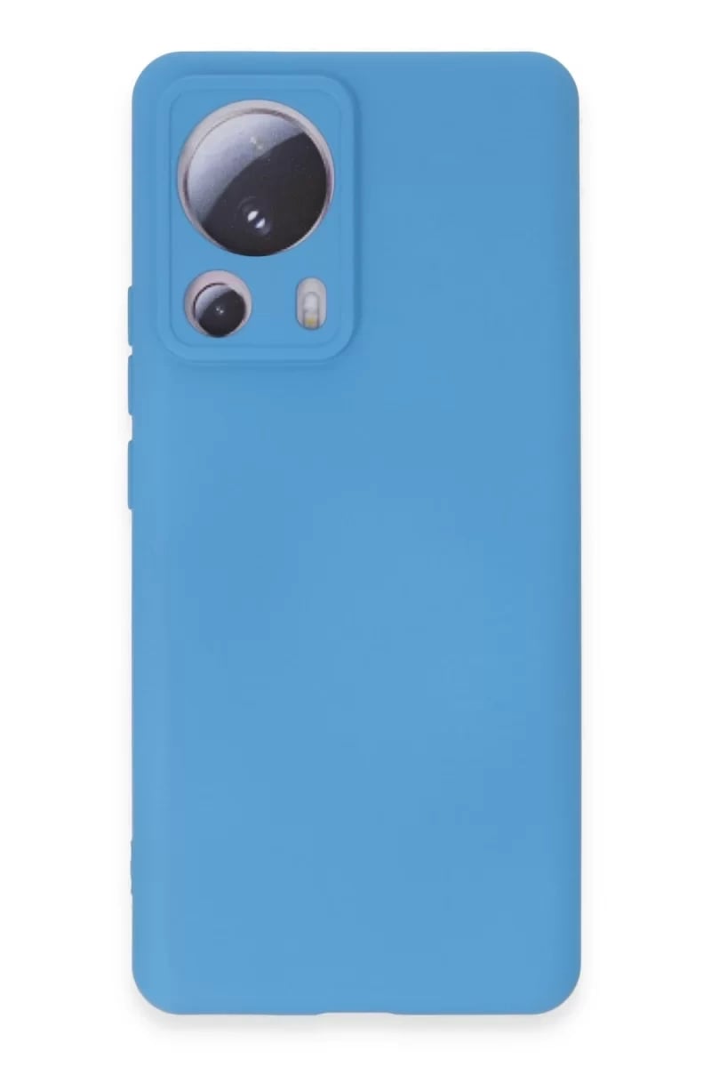 Xiaomi Mi 13 Lite Kılıf Nano içi Kadife Silikon - Mavi