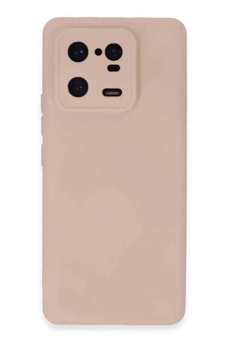 Xiaomi Mi 13 Pro Kılıf Nano içi Kadife Silikon - Pudra