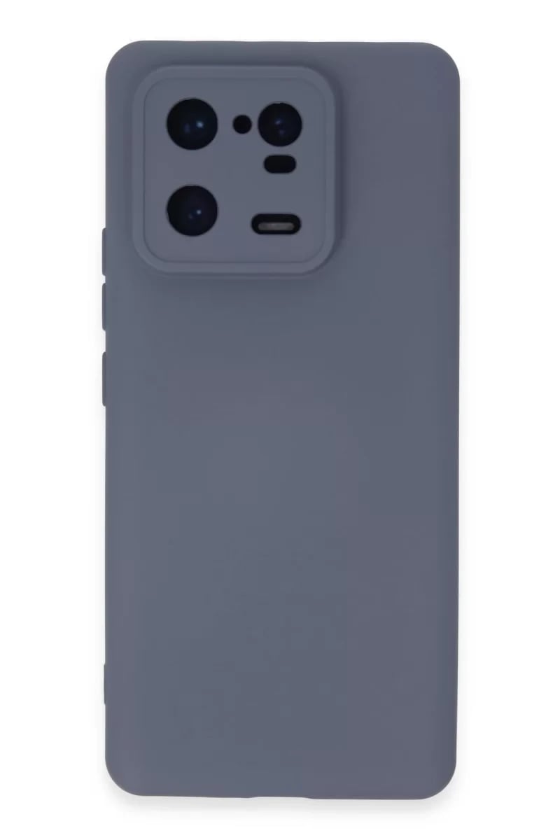 Xiaomi Mi 13 Pro Kılıf Nano içi Kadife Silikon - Gri