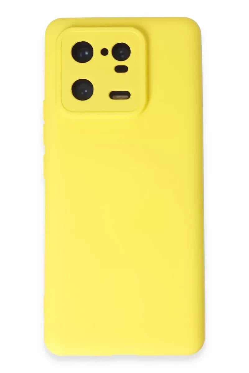 Xiaomi Mi 13 Pro Kılıf Nano içi Kadife Silikon - Sarı