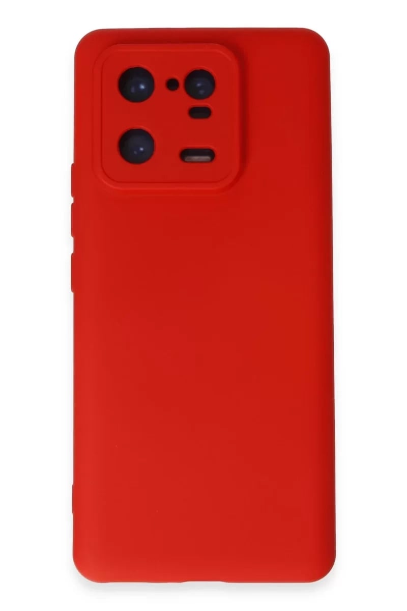 Xiaomi Mi 13 Pro Kılıf Nano içi Kadife Silikon - Kırmızı