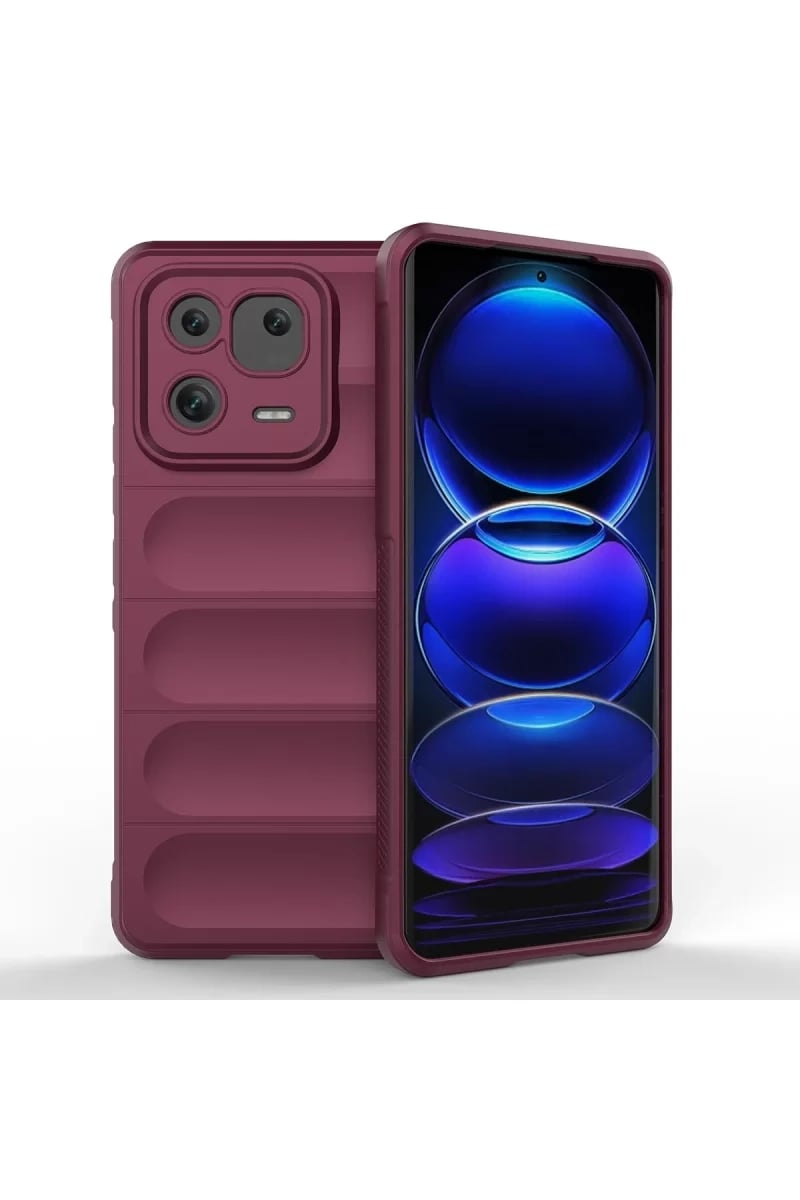 Xiaomi Mi 13 Pro Kılıf Optimum Silikon - Bordo
