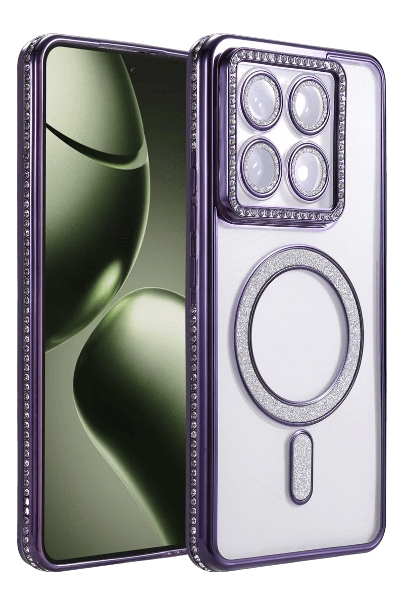 Xiaomi Mi 14T Pro Joke Simli Magneticsafe Kılıf - Derin Mor