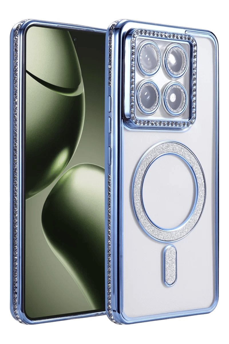 Xiaomi Mi 14T Pro Joke Simli Magneticsafe Kılıf - Mavi