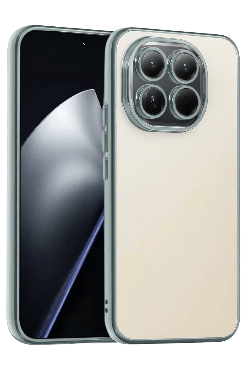 Xiaomi Mi 15 Lensli Silikon - Gümüş
