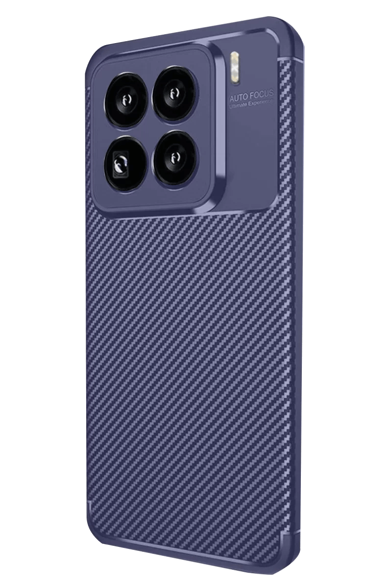 Xiaomi Mi 15 Pro Kılıf Auto Focus Karbon Kapak - Lacivert