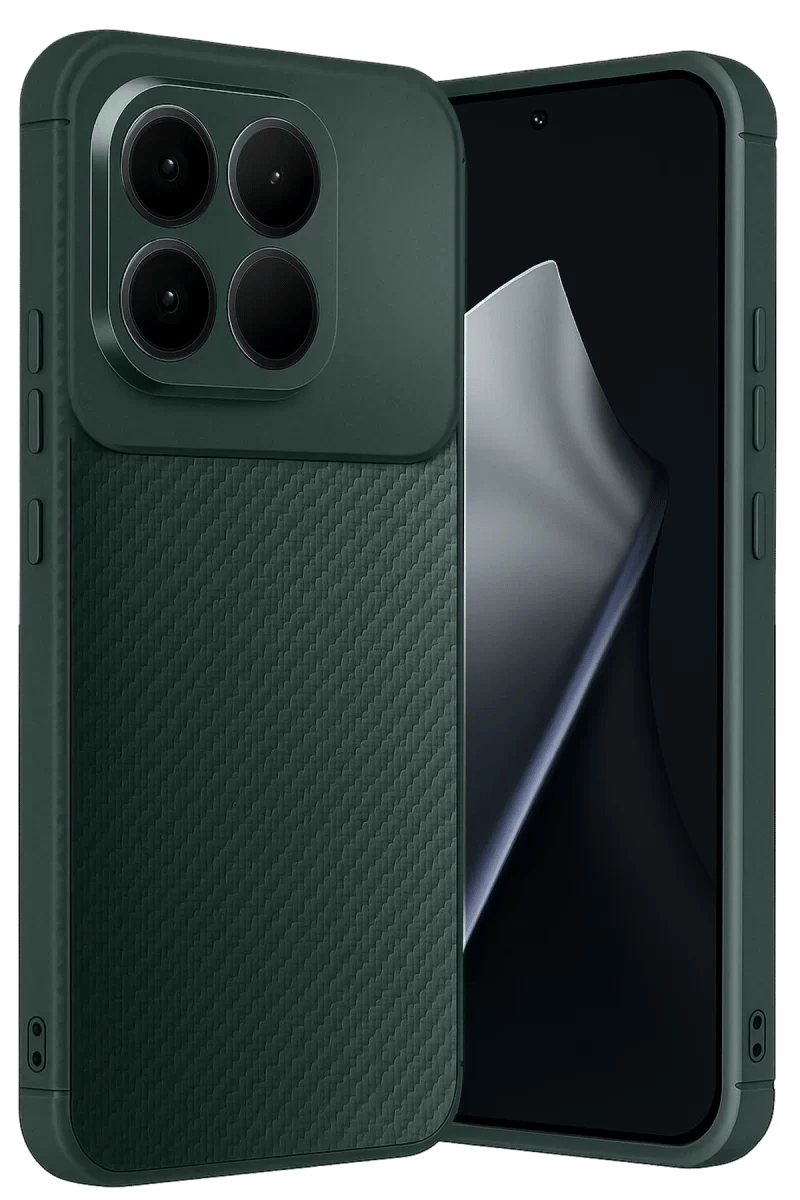 Xiaomi Mi 15T Auto Focus Karbon Kapak - Koyu Yeşil