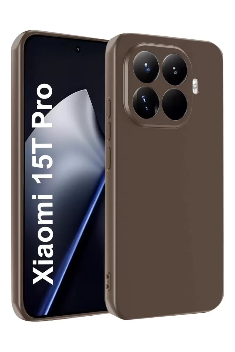 Xiaomi Mi 15T Pro First Silikon - Kahverengi