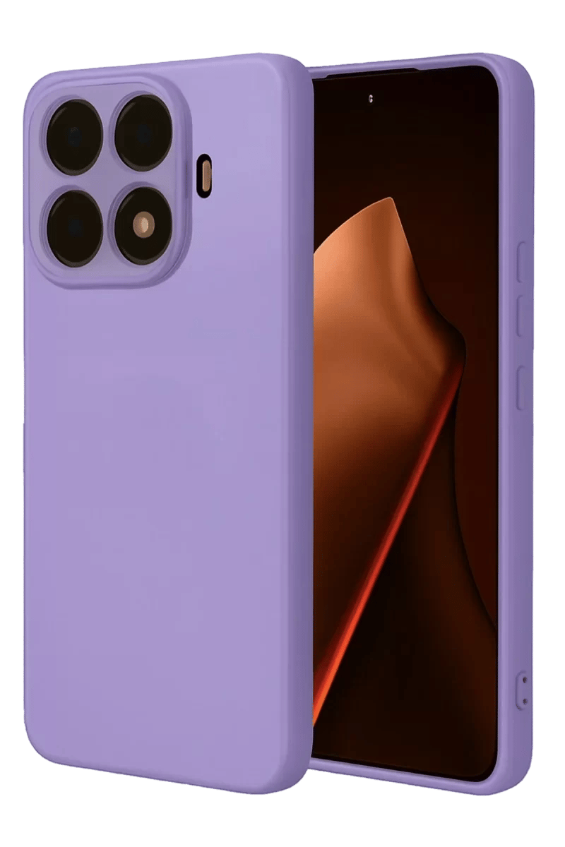 Xiaomi Mi 15T Pro Nano içi Kadife Silikon - Lila