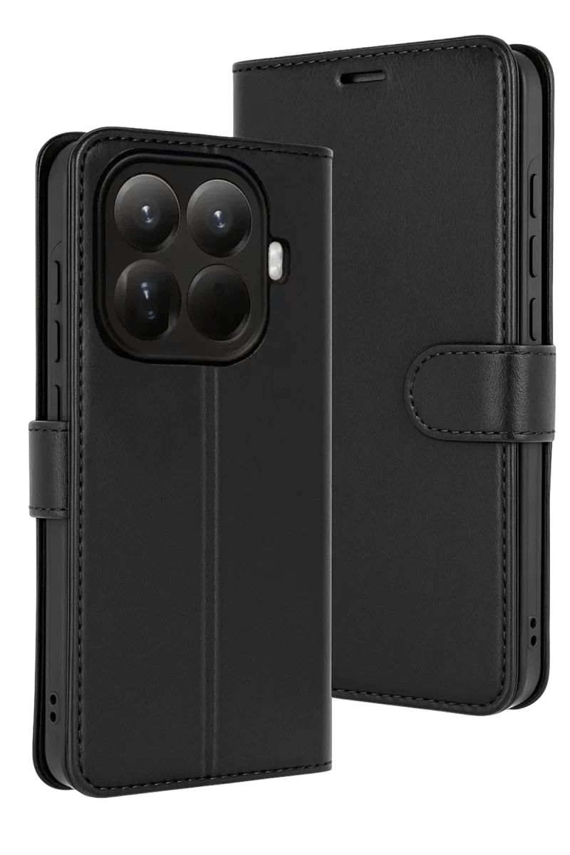 Xiaomi Mi 15T Pro Trend S Plus Kapaklı Kılıf - Siyah