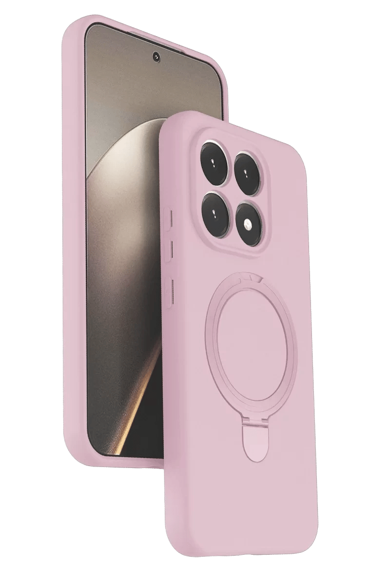 Xiaomi Mi 15T Regal Magsafe Standlı Kapak - Açık Pembe