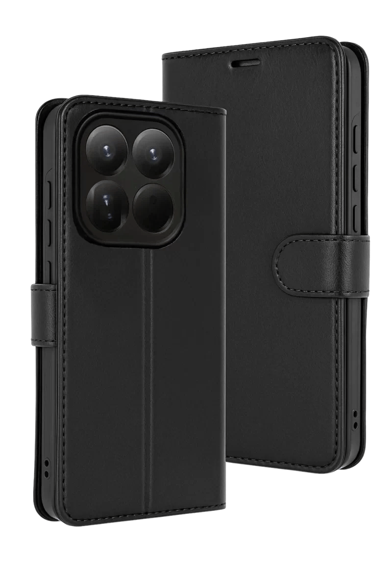 Xiaomi Mi 15T Trend S Plus Kapaklı Kılıf - Siyah