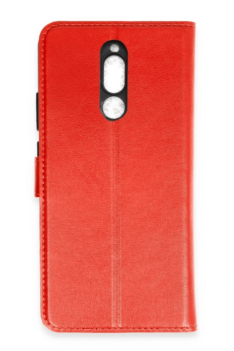 Xiaomi Mi 8 Trend S Plus Kapaklı Kılıf - Kırmızı