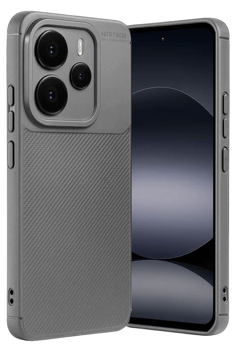 Xiaomi Note 14 5G Auto Focus Karbon Kapak - Gri