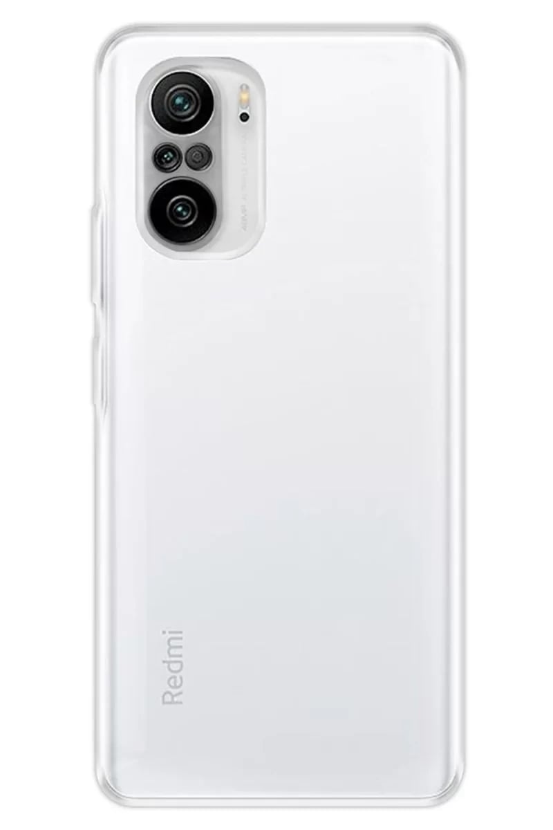 Xiaomi Poco F3 Kılıf Deluxe 2mm Şeffaf Silikon - Şeffaf