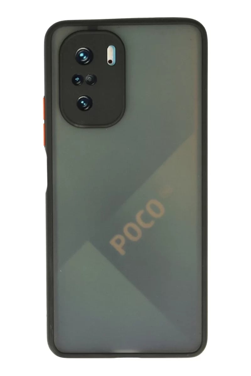 Xiaomi Poco F3 Kılıf Montreal Silikon Kapak - Siyah