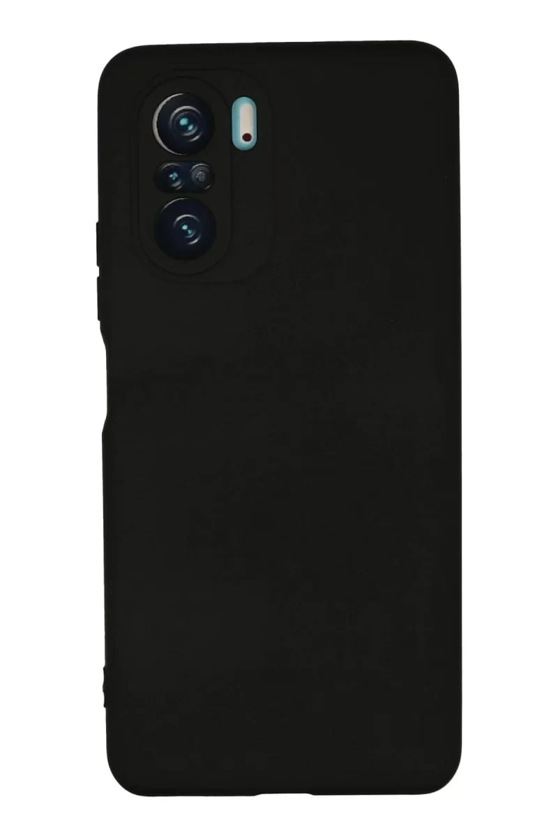 Xiaomi Poco F3 Kılıf Nano içi Kadife Silikon - Siyah
