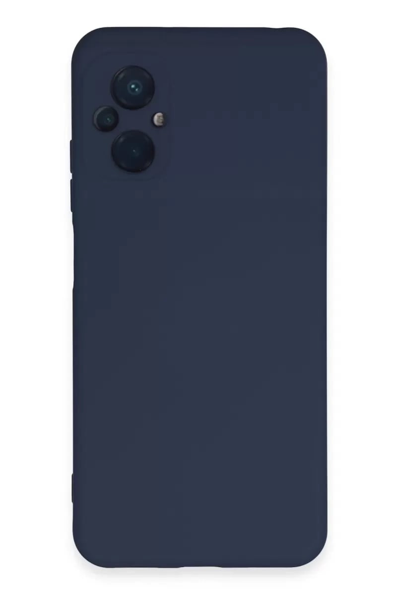 Xiaomi Poco M5 Kılıf Nano içi Kadife Silikon - Lacivert